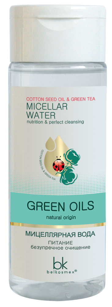 Belkosmex Green Oils Мицеллярная вода питание бережное очищение 150 мл — Makeup market