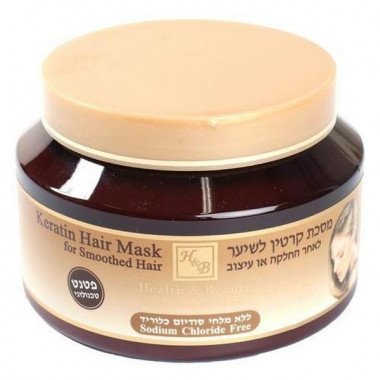 Health&amp;Beauty Маска с Кератином для волос после термического воздействия 500 мл банка — Makeup market