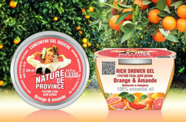 Nature de Province  Апельсин и миндаль 200 мл Густой гель для душа — Makeup market
