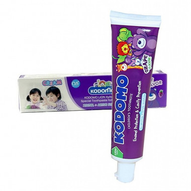 Kodomo Зубная паста детская Виноград 0,5+ 80 гр — Makeup market
