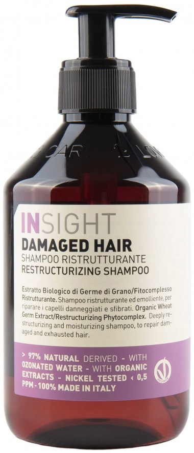 Insight Шампунь для восстановления поврежденных волос 400 мл — Makeup market