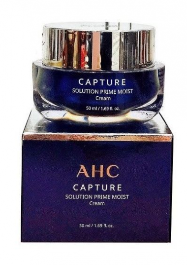 AHC Крем для лица антивозрастной увлажняющий Capture solution prime moist cream 50 мл — Makeup market