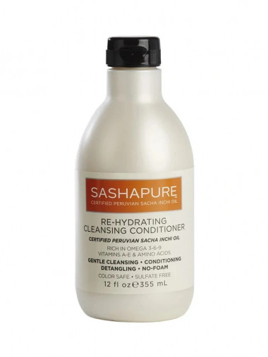 Sashapure Очищающий кондиционер с маслом Сачи Инчи для волос  350 мл — Makeup market