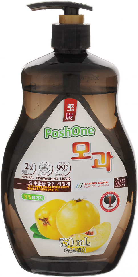 Posh One средство для посуды с экстрактом Айвы 750 мл фото 1 — Makeup market