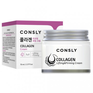 Consly Крем-лифтинг для лица с коллагеном Collagen lifting&amp;firming cream 70 мл — Makeup market