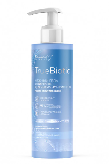 Белита-М TrueBiotic Нежный Гель для интимной гигиены с пробиотиком 190 г — Makeup market