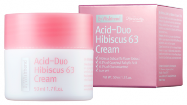 By Wishtrend Крем для лица антиоксидантный с LHA-кислотой Acid-duo hibiscus 63 cream 50 мл — Makeup market