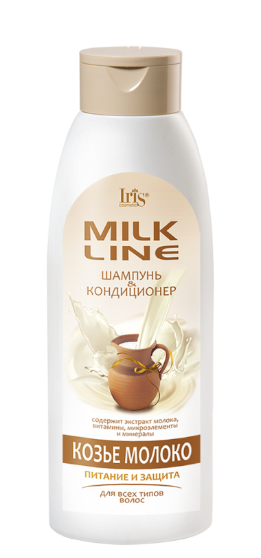 Iris Шампунь-кондиционер Козье молоко 500 мл — Makeup market