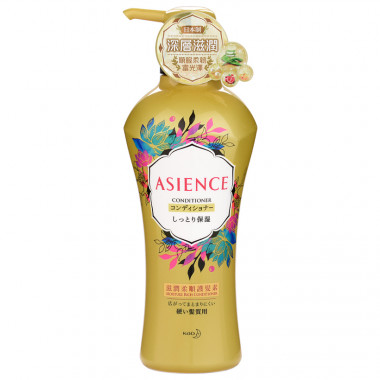 Кao Asience Увлажняющий кондиционер для волос с медом и протеином жемчуга цветочный аромат диспенсер 450 мл — Makeup market