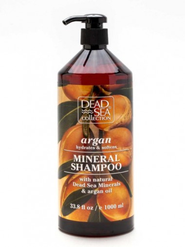 Dead Sea Collection Шампунь для волос с минералами Мертвого моря и Аргановым маслом 1 л с дозатором — Makeup market