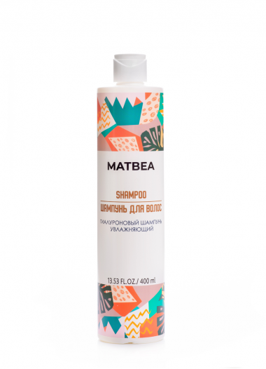 Matbea cosmetics Гиалуроновый шампунь увлажняющий 400 мл — Makeup market
