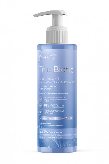Белита-М TrueBiotic Смягчающий Бальзам-ополаскиватель с пробиотиком для волос 190 г — Makeup market