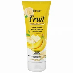 Витэкс Fruit Therapy Крем-пенка для умывания с бананом Питательная 200 мл — Makeup market