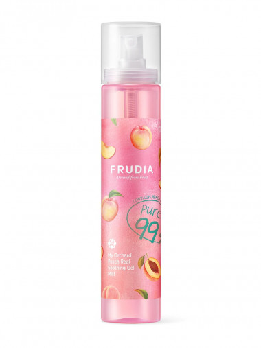 Frudia Гель-мист для лица с персиком My orchard real soothing gel mist 125 мл — Makeup market