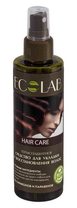 Ecolab Средство для укладки и восстановления волос "Термозащитное" фото 1 — Makeup market