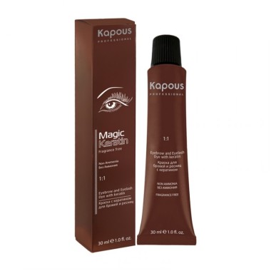 Kapous Краска для бровей и ресниц с кератином 30 мл — Makeup market