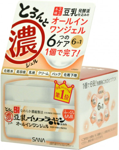 Sana Soy Milk Крем - гель увлажняющий с изофлавонами сои 6 в 1 100 g — Makeup market