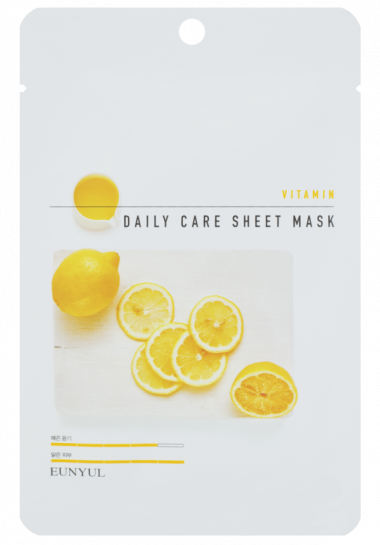 Eunyul Тканевая маска для лица с витаминами Vitamin Daily Care Sheet Mask 1 шт — Makeup market