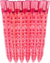 Harizma Зажимы для волос пластиковые розовые 6 шт в упаковке фото 1 — Makeup market
