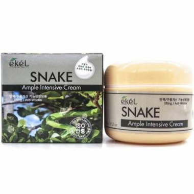 Ekel Крем для лица со змеиным ядом Ample intensive cream snake 100 г — Makeup market