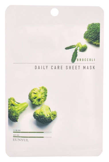 Eunyul Тканевая маска для лица с экстрактом брокколи Broccoli Daily Care Sheet Mask 1 шт — Makeup market