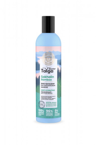 Натура Сиберика Doctor Taiga Бальзам-био Увлажнение для сухих волос 400 мл — Makeup market