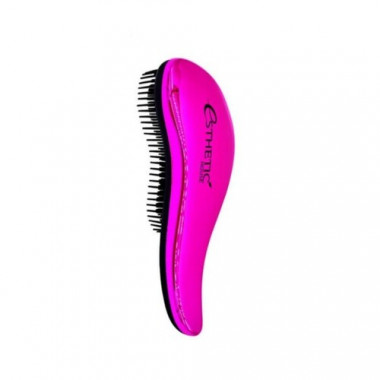 Esthetic House Расчёска для волос розовая Hair brush for easy comb gold 1 шт — Makeup market