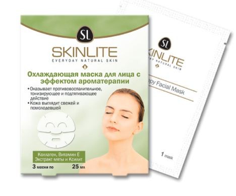 SKINLITE Охлаждающая маска для лица с эффектом ароматерапии фото 1 — Makeup market
