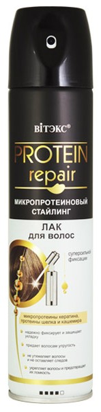 Витэкс Protein Repair Микропротеиновый стайлинг Лак для волос суперсильной фиксации 300 мл — Makeup market