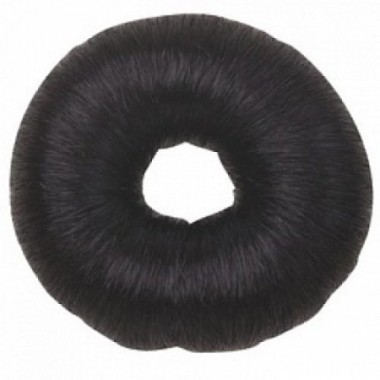 Dewal Валик для прически, искусственный волос, черный d8 см — Makeup market