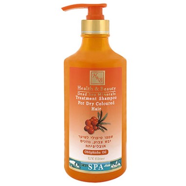 Health&amp;Beauty Шампунь для сухих  и окрашенных волос с маслом Облепихи 780мл — Makeup market