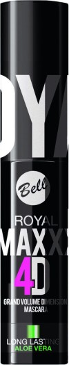 Bell Тушь для ресниц с моделирующими волокнами и алоэ вера Royal Maxxxx 4d фото 2 — Makeup market