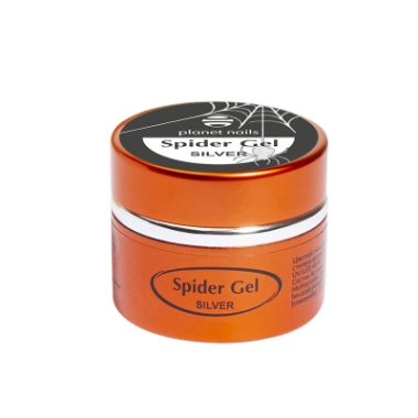 Planet Nails Гель-паутинка Spider Gel 5 гр Серебро — Makeup market
