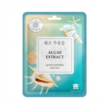 Mi-Ri-Ne Маска тканевая для лица очищающая с экстрактом Красных Водорослей Algae Extract 23 гр — Makeup market