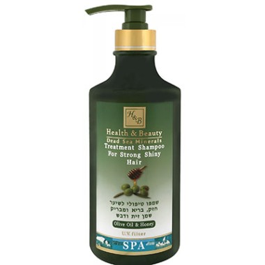Health&amp;Beauty Шампунь для укрепления и оздоровлени волос с маслом Оливы и Меда — Makeup market