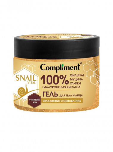 Compliment Snail Vital Гель для тела и лица Увлажнение и обновление 400 мл — Makeup market