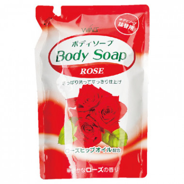 Nihon Sekken Wins Rose Гель для душа увлажняющий с экстрактом розы 400 мл мягкая экономичная упаковка — Makeup market
