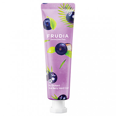 Frudia Крем для рук c ягодами асаи Squeeze therapy acai berry hand cream 30 г — Makeup market