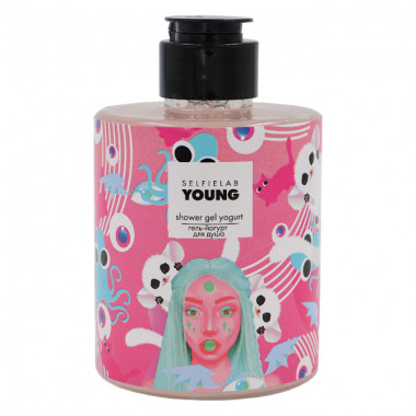SelfieLab Young Гель-йогурт для душа с экстрактами зеленого кофе и какао 300 мл — Makeup market