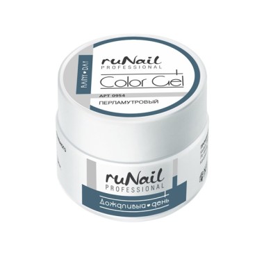 RuNail Цветной УФ-гель для наращивания ногтей 7,5 г — Makeup market