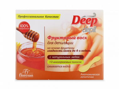 Флоресан Воски для депиляции Фруктовый Воск для депиляции с натуральным мёдом 350 гр — Makeup market