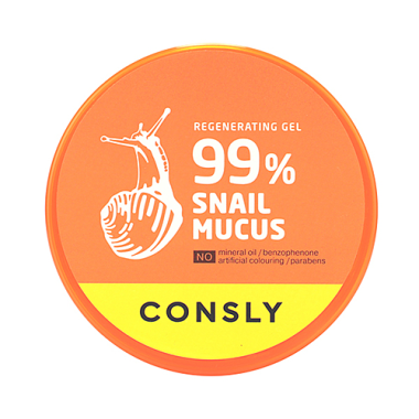 Consly Гель восстанавливающий с муцином улитки Snail mucus regenerating gel 300 мл — Makeup market