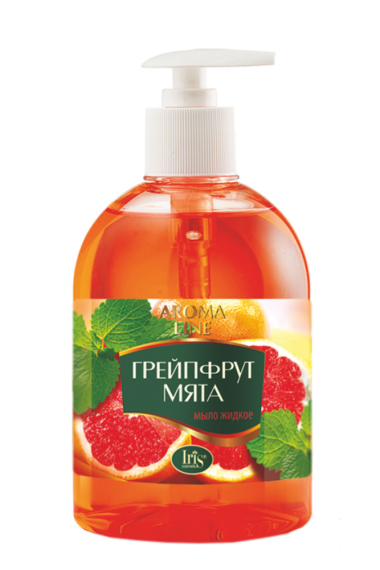 Iris Aroma Line Жидкое мыло грейпфрут и мята 500 мл — Makeup market