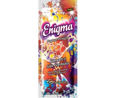 Sol Bianca Крем для загара в солярии Enigma с протеинами йогурта и маслом ореха - увлажнение (10х15 гр) — Makeup market