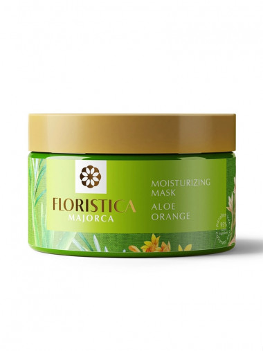 Floristica Маска-крем для всех типов волос глубокое увлажнение Majorca Алоэ Апельсин 250 мл банка — Makeup market