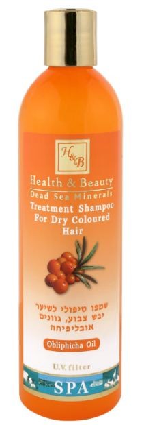 Health&amp;Beauty Шампунь для сухих  и окрашенных волос с маслом Облепихи 400мл — Makeup market