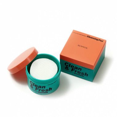 Eunyul Очищающие диски для снятия макияжа Clean &amp; Fresh Pure Radiance Cleansing Pad 70 шт — Makeup market