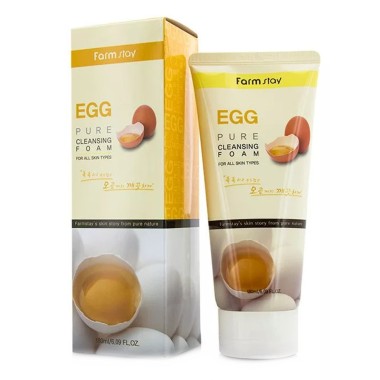 FarmStay Пенка очищающая с яичным экстрактом 180 мл — Makeup market