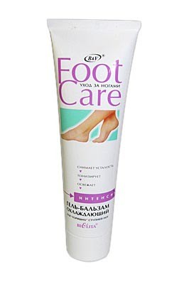 Белита Foot Care Гель-бальзам охлаждающий для горящих ног 100мл — Makeup market