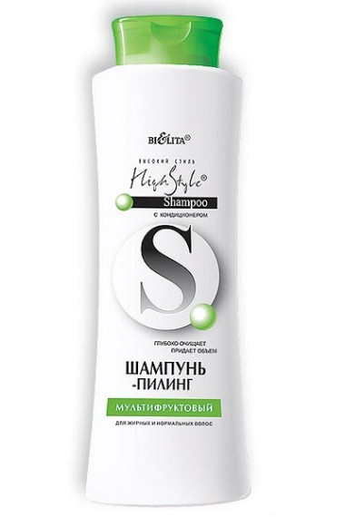 Белита Шампунь-пилинг Мультифруктовый для жирных и нормальных волос HS, 500мл — Makeup market